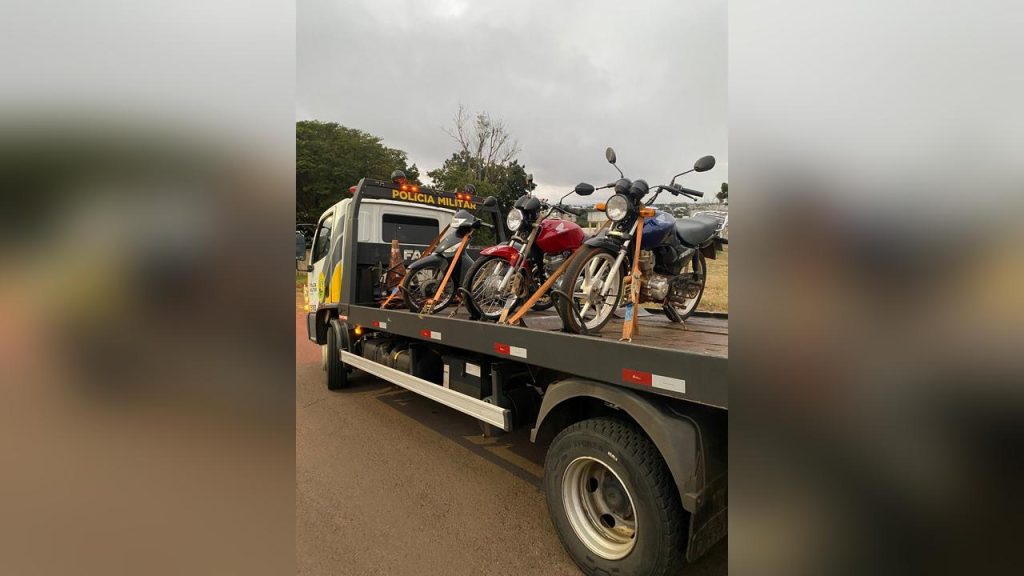 Blitz em Cascavel: Polícia recolhe motos e aplica 31 multas em operação