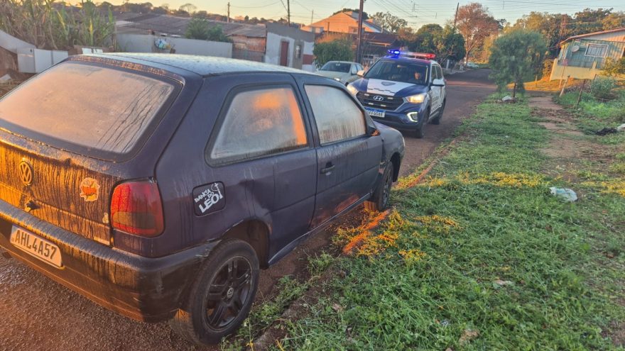 Guarda Municipal recupera veículo furtado após “teste drive”