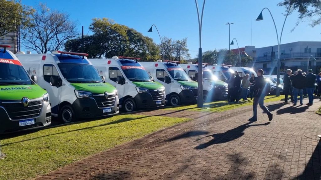 Cascavel recebe 24 veículos para a Saúde: investimento de quase R$ 2 milhões