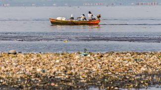 Pescadores tiram 46 toneladas de lixo em baías de Guanabara e Sepetiba