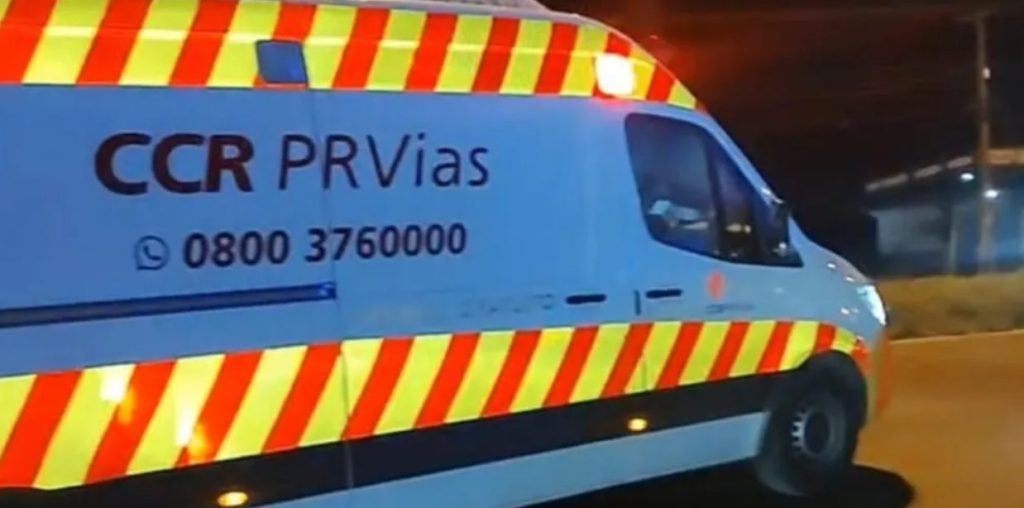 Atropelamento na Souza Naves deixa homem gravemente ferido