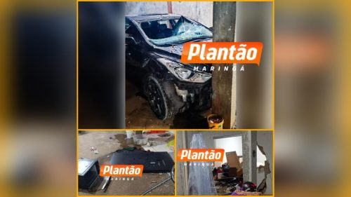 Homem joga carro contra casa após esposa recusar relação sexual Imagem referente a Homem joga carro contra casa após esposa recusar relação sexual