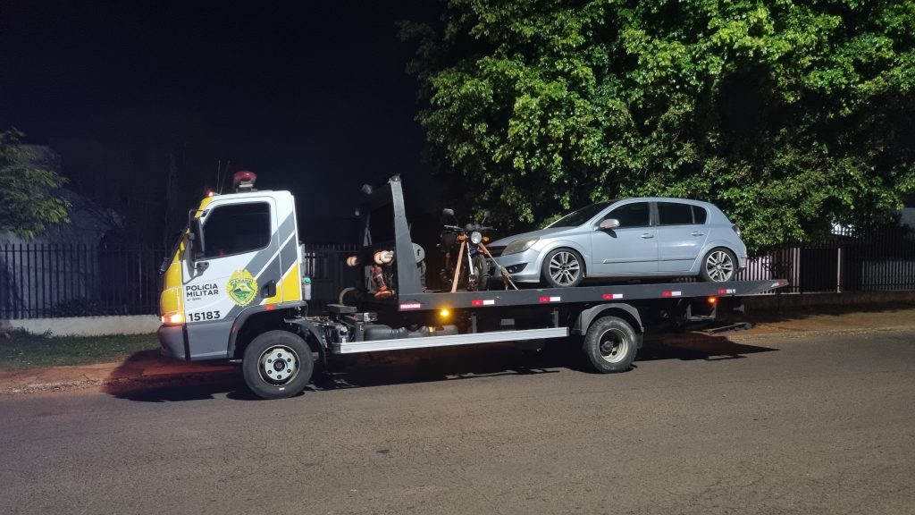 Moto e Vectra são apreendidos em fiscalização de trânsito na Região Norte