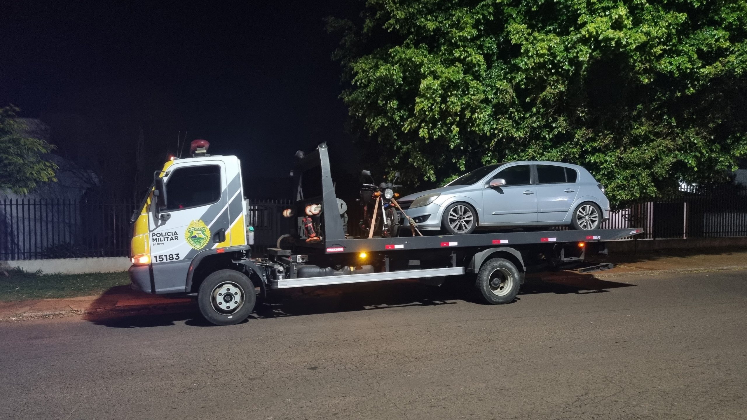 Moto e Vectra são apreendidos em fiscalização de trânsito na Região Norte