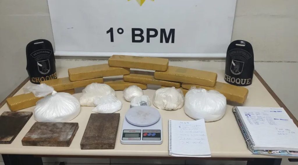 Cocaína, maconha e ecstasy: Choque prende homem e desmantela “laboratório do tráfico”