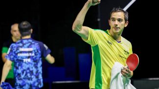 Hugo Calderano disputa vaga na semifinal em Foz do Iguaçu