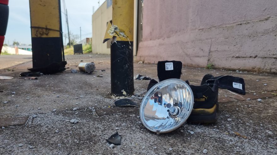 Motociclista de 24 anos fica ferido após queda no Bairro Universitário, em Cascavel