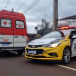 Imagem relativa a Policial militar age rápido e salva bebê engasgado