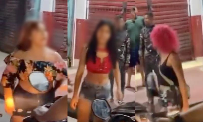 Ruivinha Debochada protagoniza pancadaria em frente à adega da zona norte