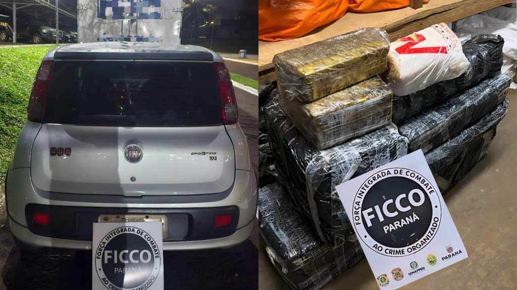 Dupla é presa em flagrante com maconha em Foz do Iguaçu