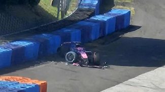 F1: Colapinto sofre acidente em teste de pneus da Pirelli no circuito de Hungaroring F1: Colapinto sofre acidente em teste de pneus da Pirelli no circuito de Hungaroring