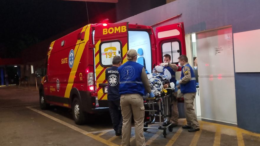 Em estado grave, motociclista dá entrada no Hospital Universitário