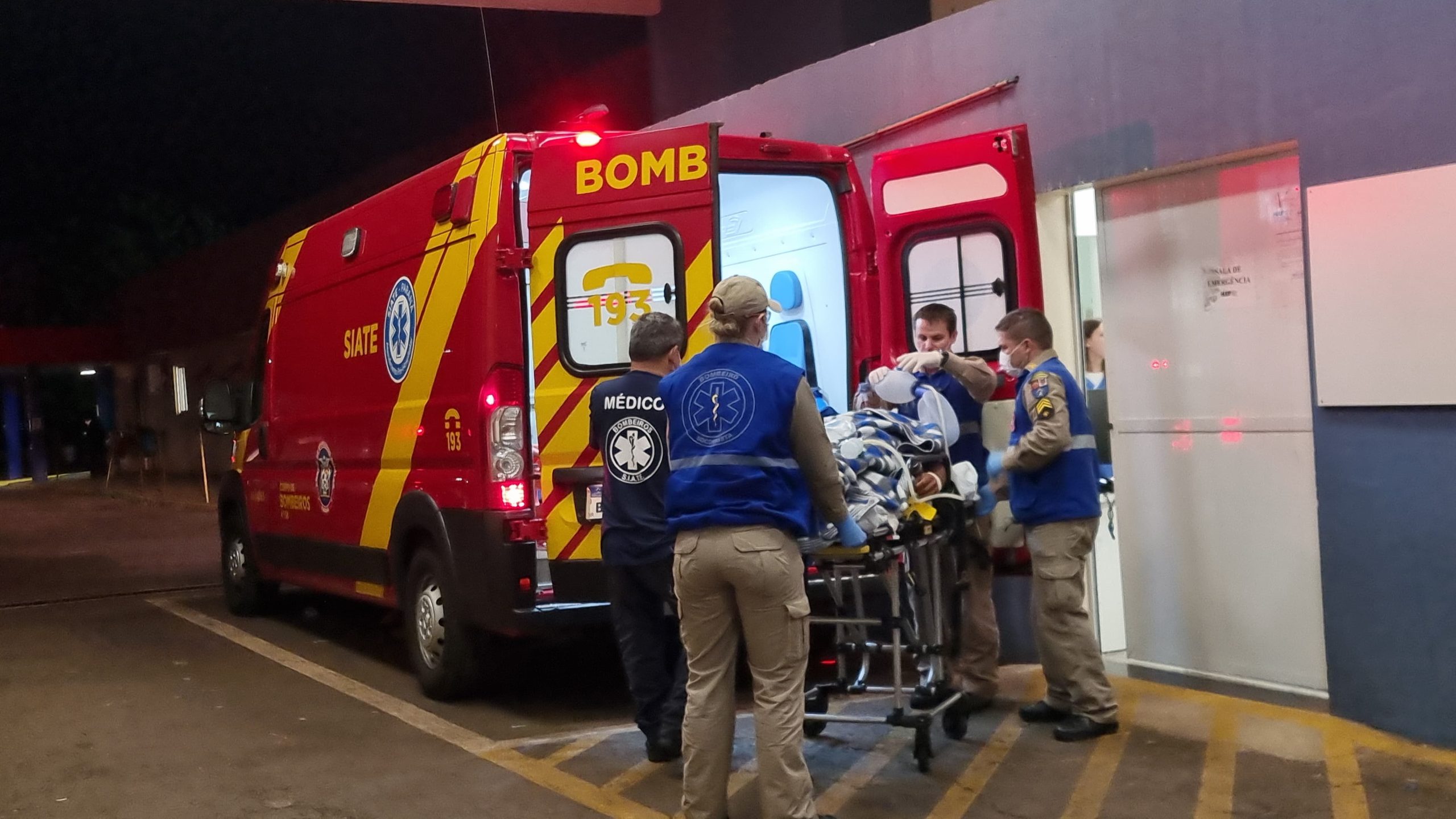 Imagem referente a Em estado grave, motociclista dá entrada no Hospital Universitário