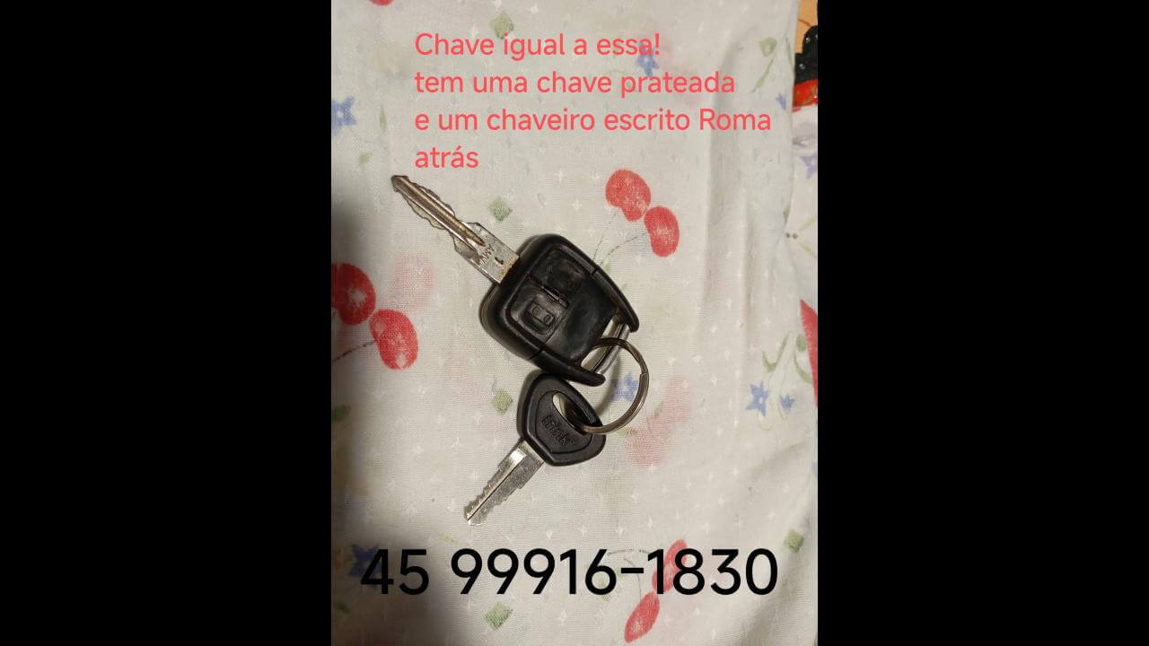 Foi perdido uma chave no bairro São Cristóvão Foi perdido uma chave no bairro São Cristóvão