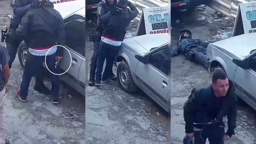 Policial militar é baleado por criminoso durante abordagem; vídeo mostra momento do disparo
