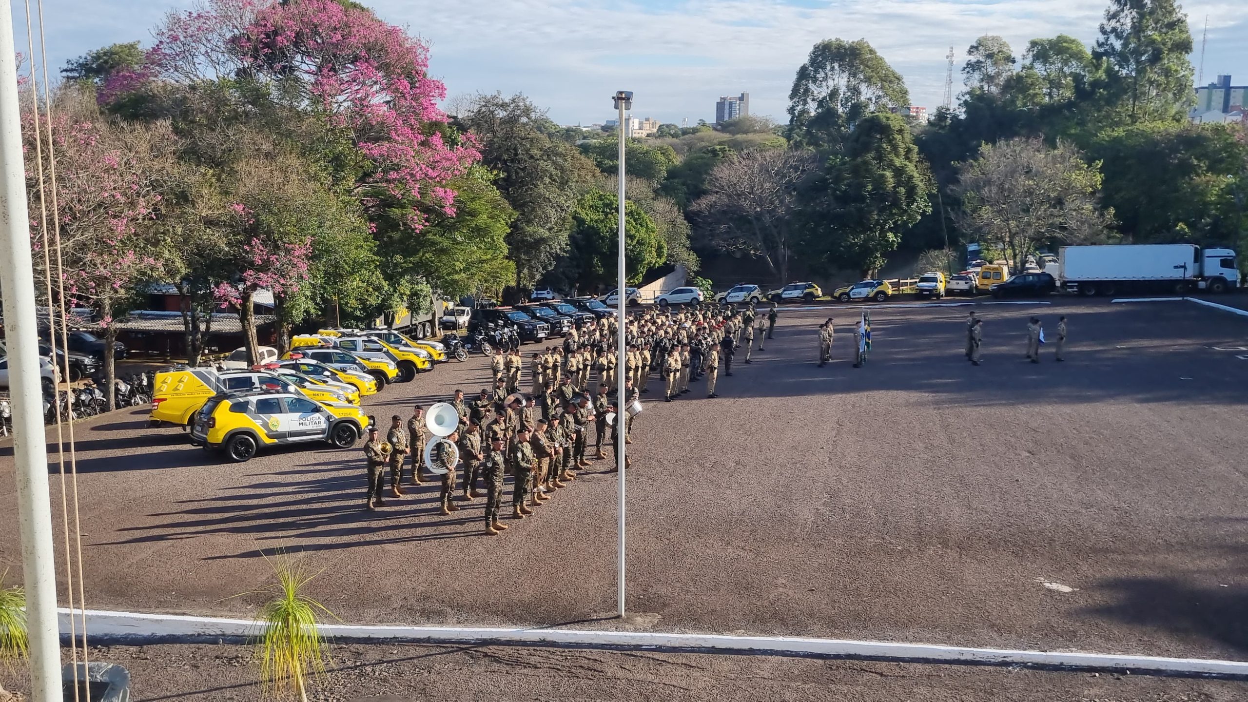 PMPR celebra 171 anos com solenidade e formatura de sargentos em Cascavel