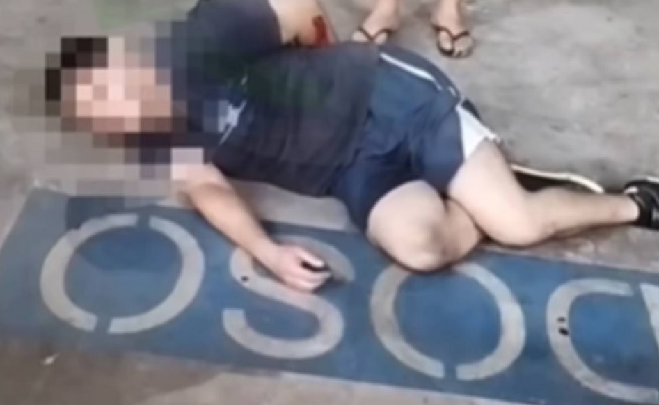 Homem demora para sair do mercado e acaba agredido pelo segurança