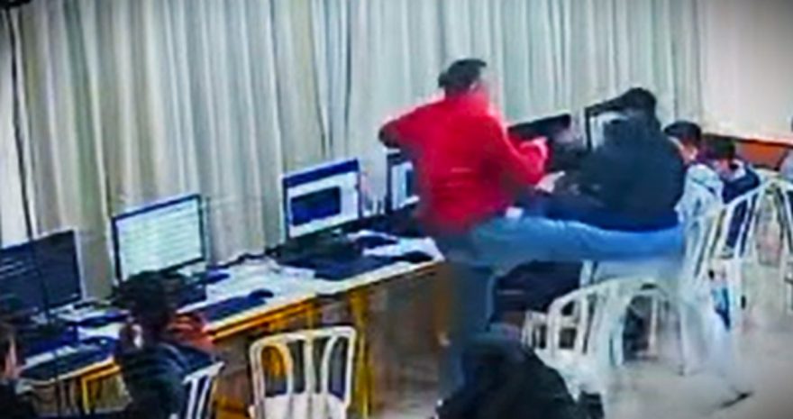 Polícia Civil investiga briga entre professor e aluno em sala de aula; veja o vídeo