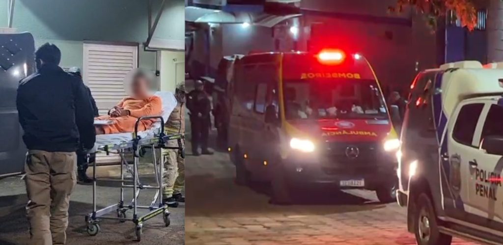 Agressão na penitenciária: Homem é socorrido pelo Siate e levado à UPA Veneza