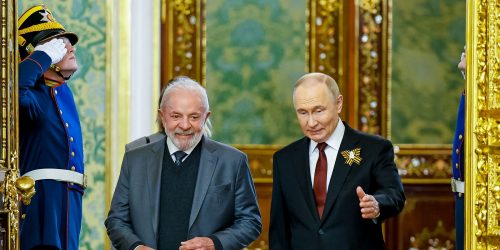 Lula recebe ligação de Putin e conversa sobre guerra na Ucrânia Imagem referente a Lula recebe ligação de Putin e conversa sobre guerra na Ucrânia
