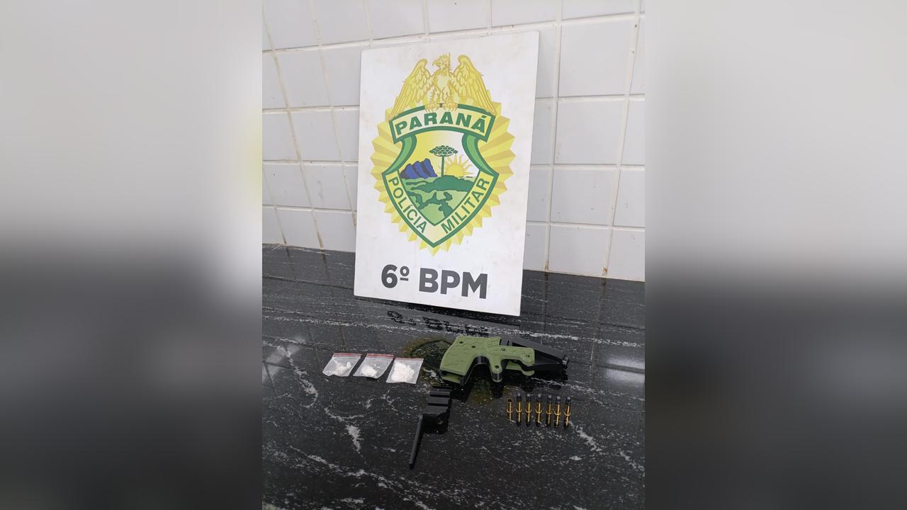 Homem é preso por disparo de arma de fogo e posse de drogas no Bairro Brazmadeira