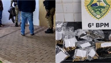 Imagem referente a Tiroteio no chá revelação: armas, munição e prisão em Cascavel