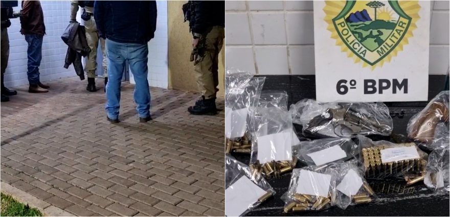 Tiroteio no chá revelação: armas, munição e prisão em Cascavel