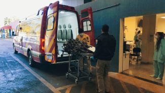 Motorista que apagou incêndio em BMW teve 20% do corpo queimado