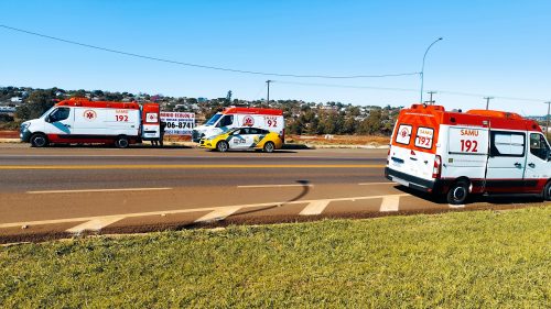 Homem em surto mobiliza grande efetivo de socorro em Cascavel Homem em surto mobiliza grande efetivo de socorro em Cascavel