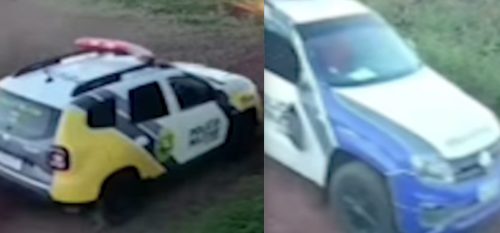 Câmera flagra fuga de detentos com viatura do Depen furtada em Assis Chateaubriand Imagem referente a Câmera flagra fuga de detentos com viatura do Depen furtada em Assis Chateaubriand