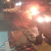 Imagem referente a Vídeo mostra perseguição, batida e fuga do motorista no Bairro Cascavel Velho