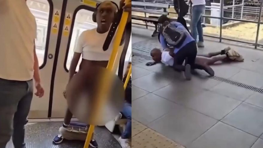 Peladão apanha em metrô lotado de Londres ao se despir diante de mulheres e crianças