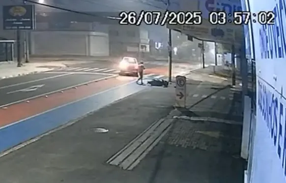 Briga em bar termina em perseguição, atropelamento e fuga; Veja vídeo
