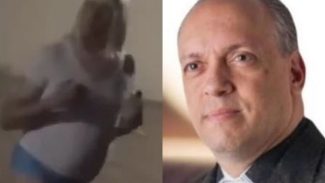 Pastor é flagrado de calcinha e peruca loira Pastor é flagrado de calcinha e peruca loira