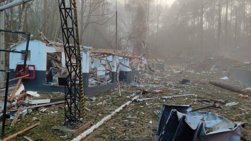 Imagens da empresa de explosivos em Quatro Barras no Paraná