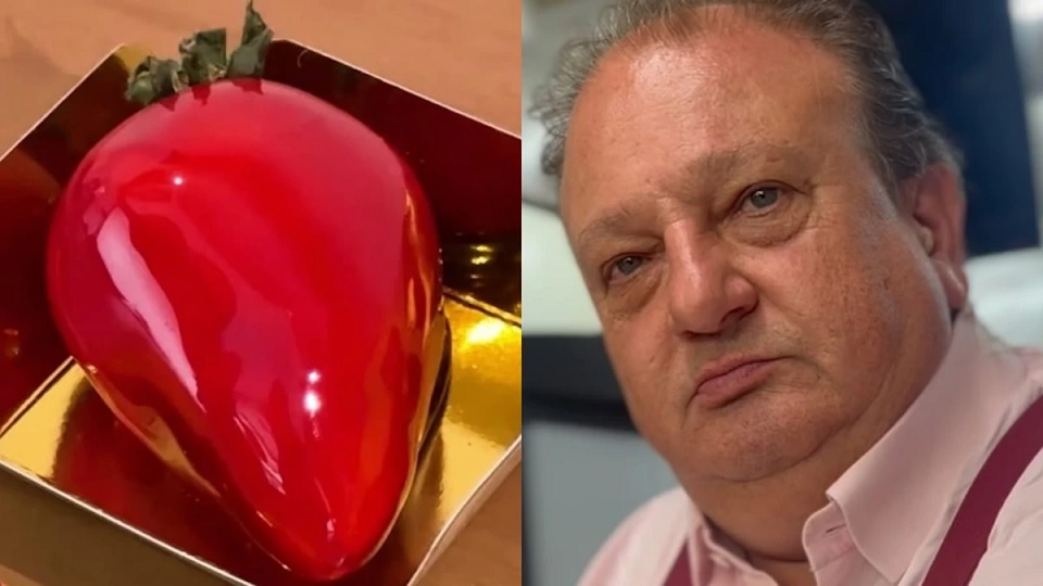 Vergonha da confeitaria: Erick Jacquin detona Morango do Amor