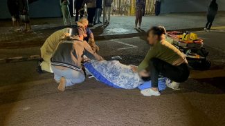 Mulher é atingida por carro no Jardim Colmeia; Suspeito do atropelamento é o próprio namorado