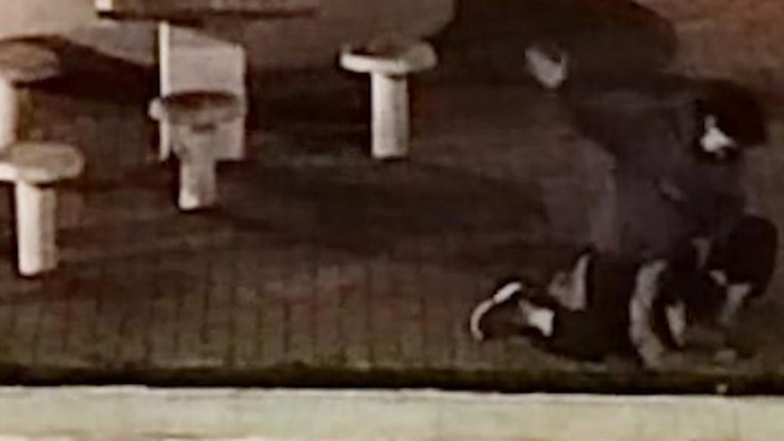 Vídeo flagra mulher sendo agredida no Centro de Cascavel