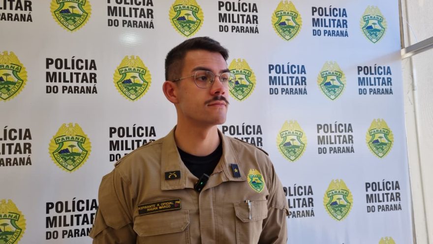 Aspirante da PM detalha caso de atropelamento de mulher pelo namorado em Cascavel