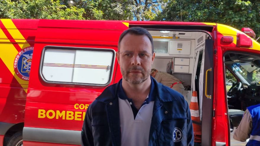 “Não oferece risco à vida, lesões moderadas”, afirma médico sobre motociclista socorrido no Centro