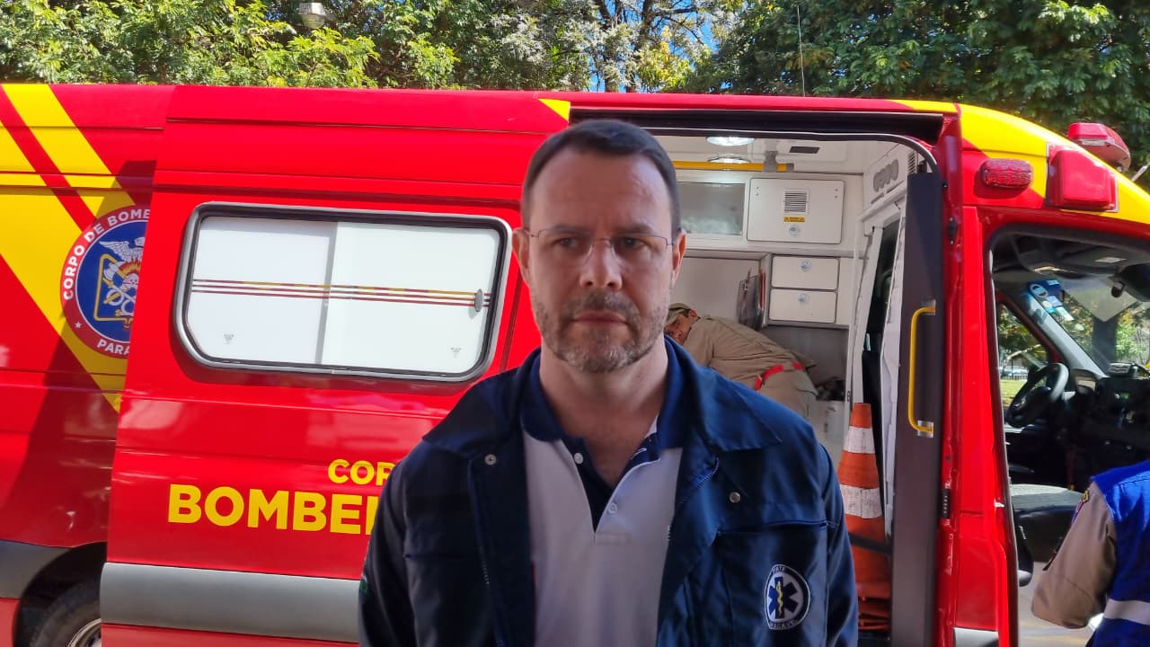 "Não oferece risco à vida, lesões moderadas", afirma médico sobre motociclista socorrido no Centro "Não oferece risco à vida, lesões moderadas", afirma médico sobre motociclista socorrido no Centro