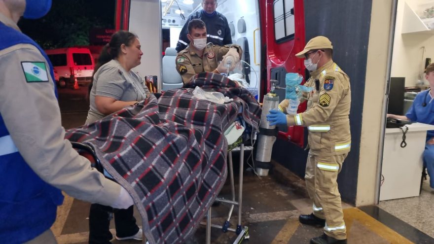 Criança que sofreu trauma na cabeça após ser atropelada dá entrada no HUOP