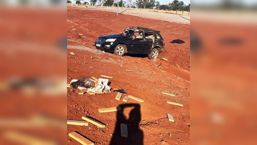 Traficante ferido em capotamento em Goioerê foi transferido em estado grave 