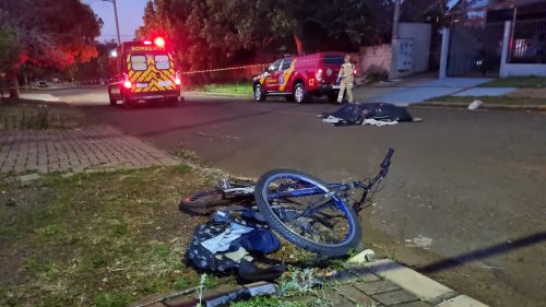 Fatalidade: homem morre após cair de bicicleta ao atropelar gato no Santa Felicidade Imagem referente a Fatalidade: homem morre após cair de bicicleta ao atropelar gato no Santa Felicidade