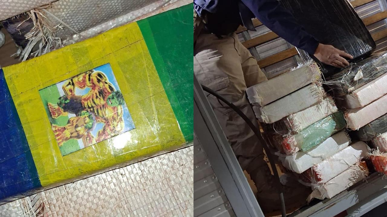 Mais de 770 quilos de maconha são apreendidos em caminhão na BR-277 em Cascavel