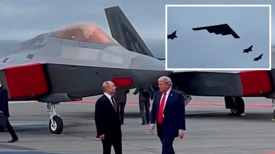 Recado dado? Trump envia caças F-35 e bombardeiro B-2 em demonstração de força durante cúpula com Putin