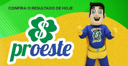 Confira os ganhadores do PROESTE deste domingo Imagem referente a Confira os ganhadores do PROESTE deste domingo