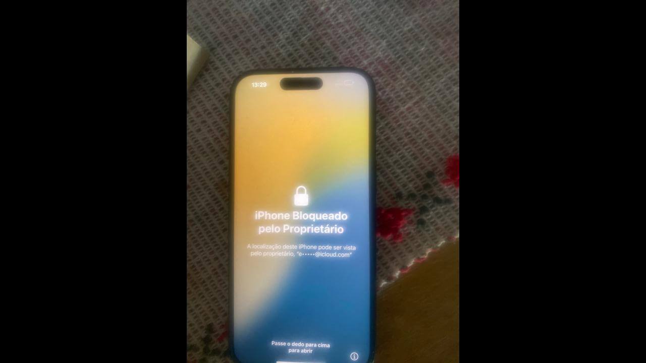 Foi achado celular da marca Iphone no bairro Parque Verde