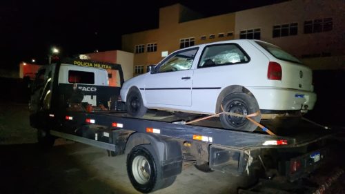 Polícia Militar recupera veículo Gol furtado no bairro Brasília Imagem referente a Polícia Militar recupera veículo Gol furtado no bairro Brasília