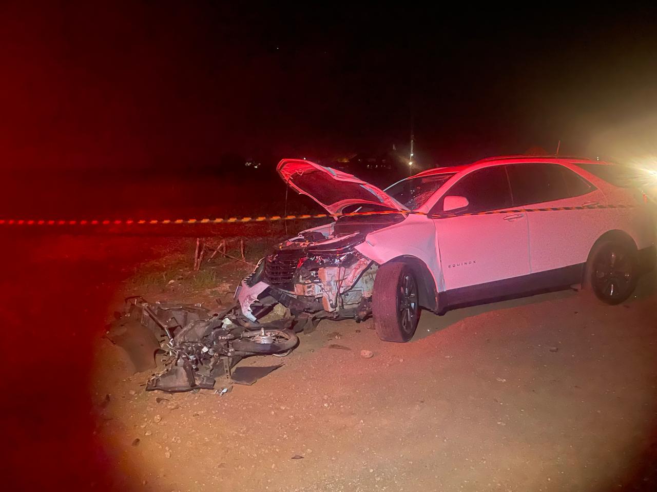 Motociclista morre após batida frontal com carro na rodovia PR-497